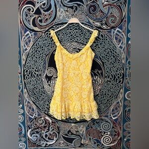 Forever 21 Yellow Floral Dress